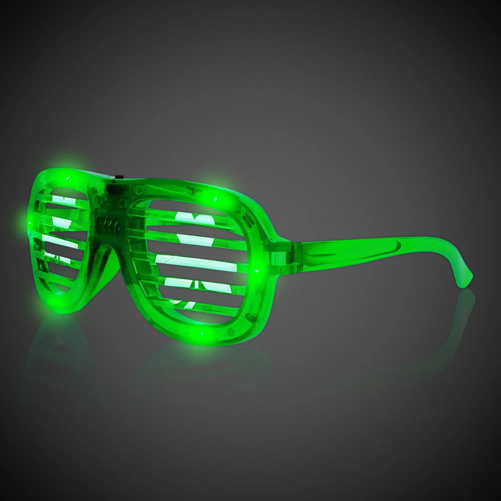 New Windy City Novelties LED St. Pat's Shamrock Slotted Shades
