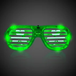 New Windy City Novelties LED St. Pat's Shamrock Slotted Shades