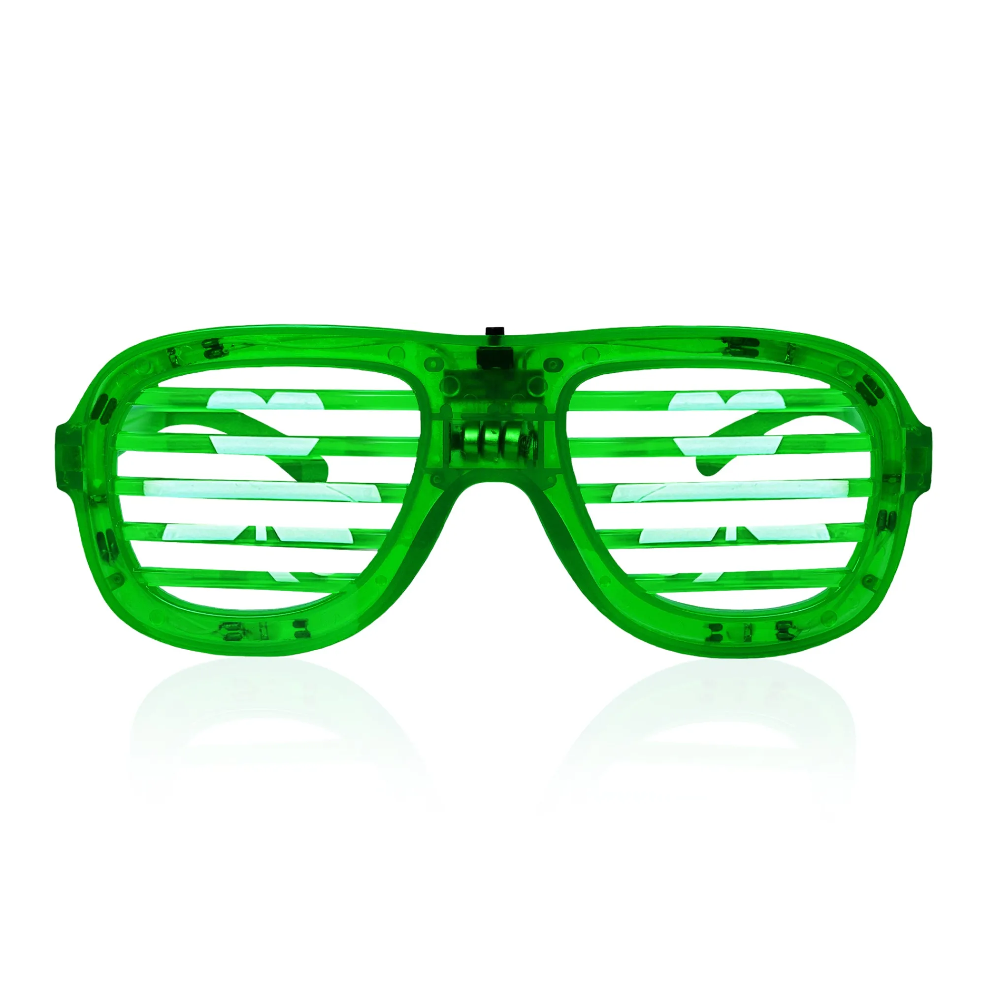 New Windy City Novelties LED St. Pat's Shamrock Slotted Shades