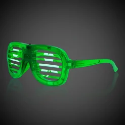 New Windy City Novelties LED St. Pat's Shamrock Slotted Shades