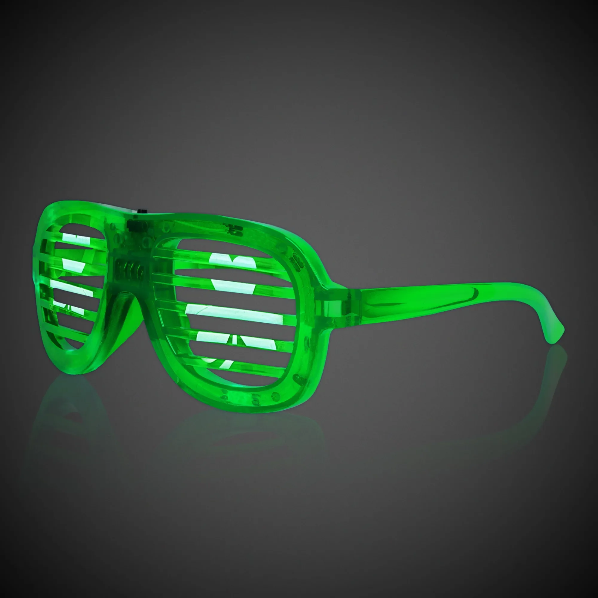 New Windy City Novelties LED St. Pat's Shamrock Slotted Shades