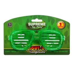 New Windy City Novelties LED St. Pat's Shamrock Slotted Shades