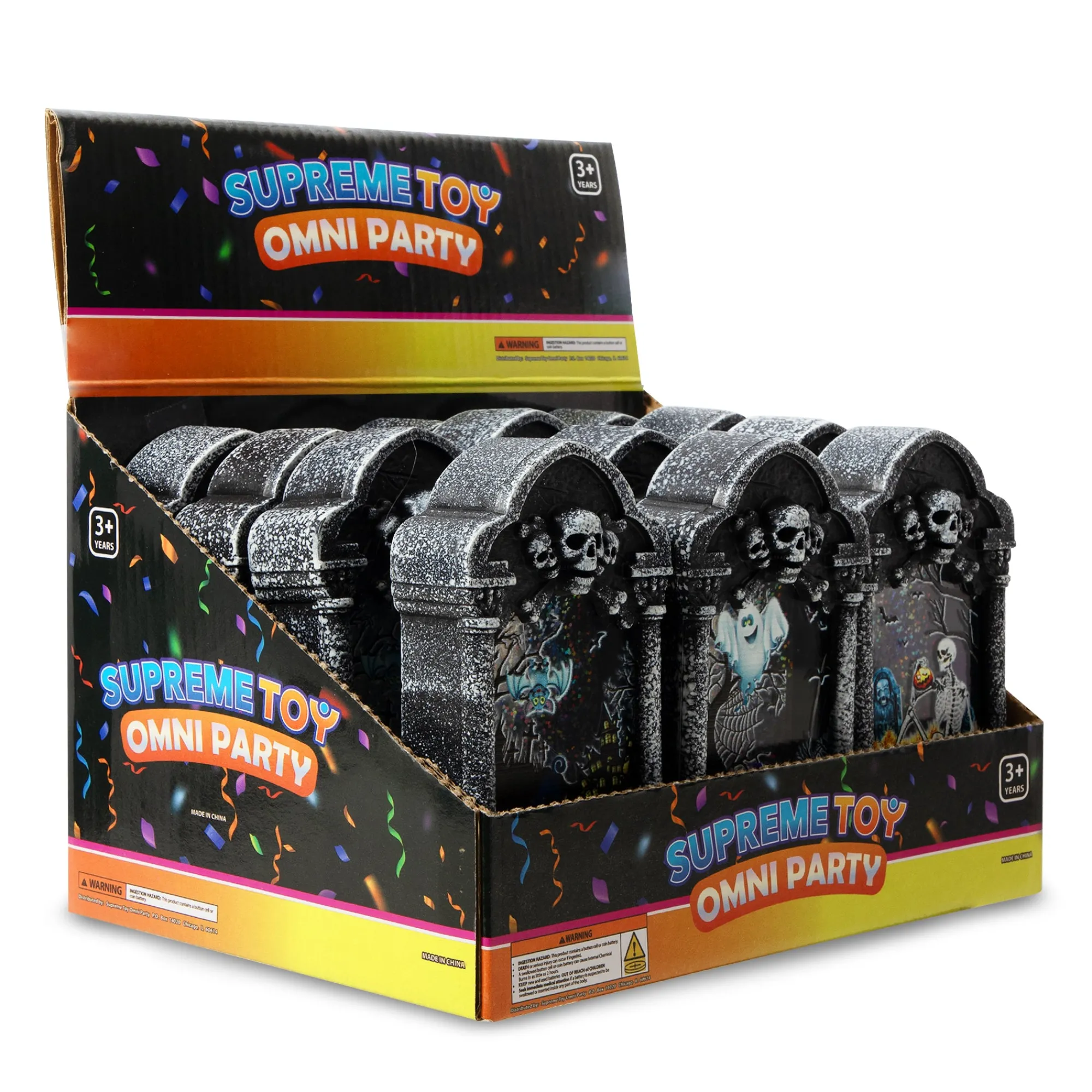 Hot Windy City Novelties LED 5" Tombstones Retail Counter Display