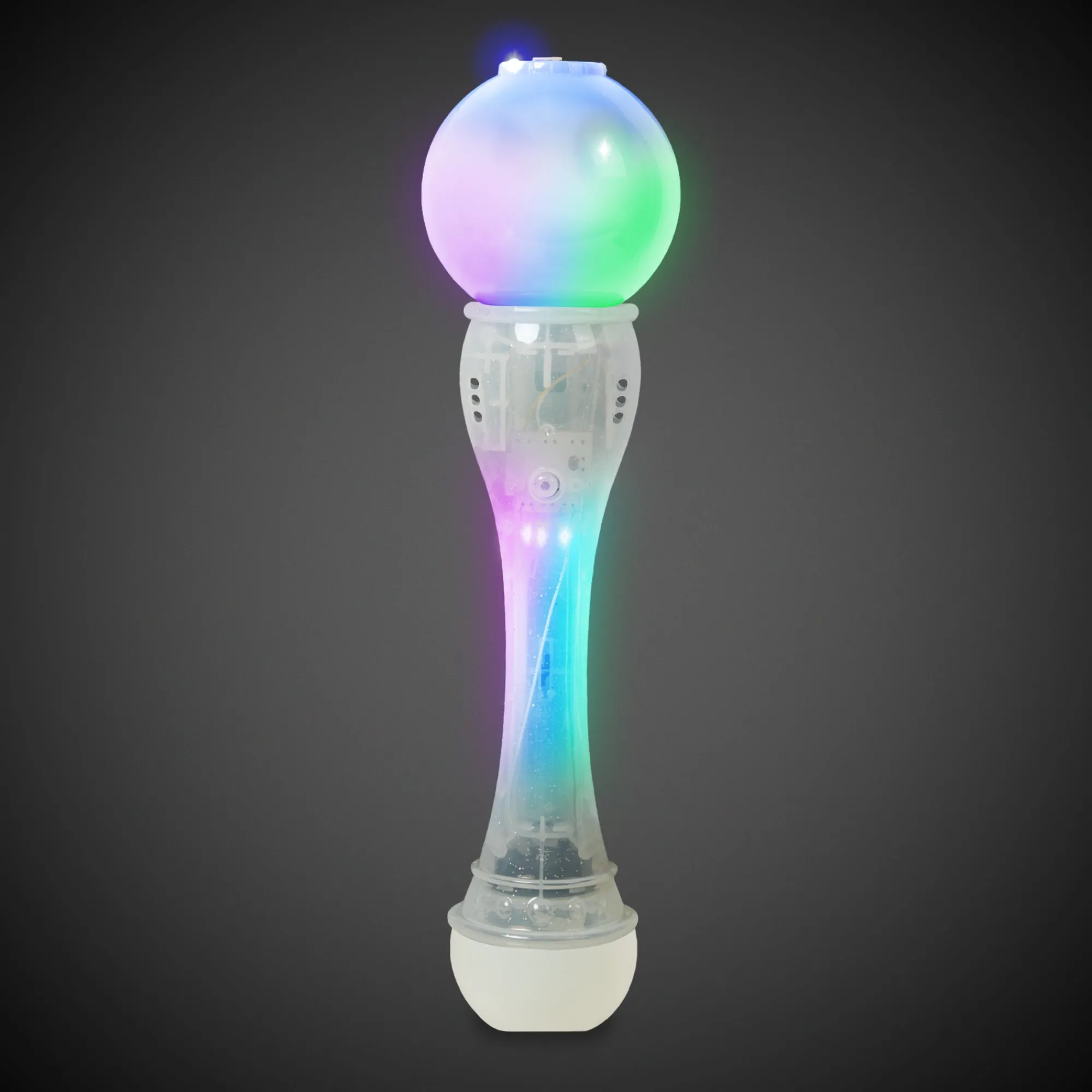 Best Windy City Novelties LED Translucent Bubble Wand Clear