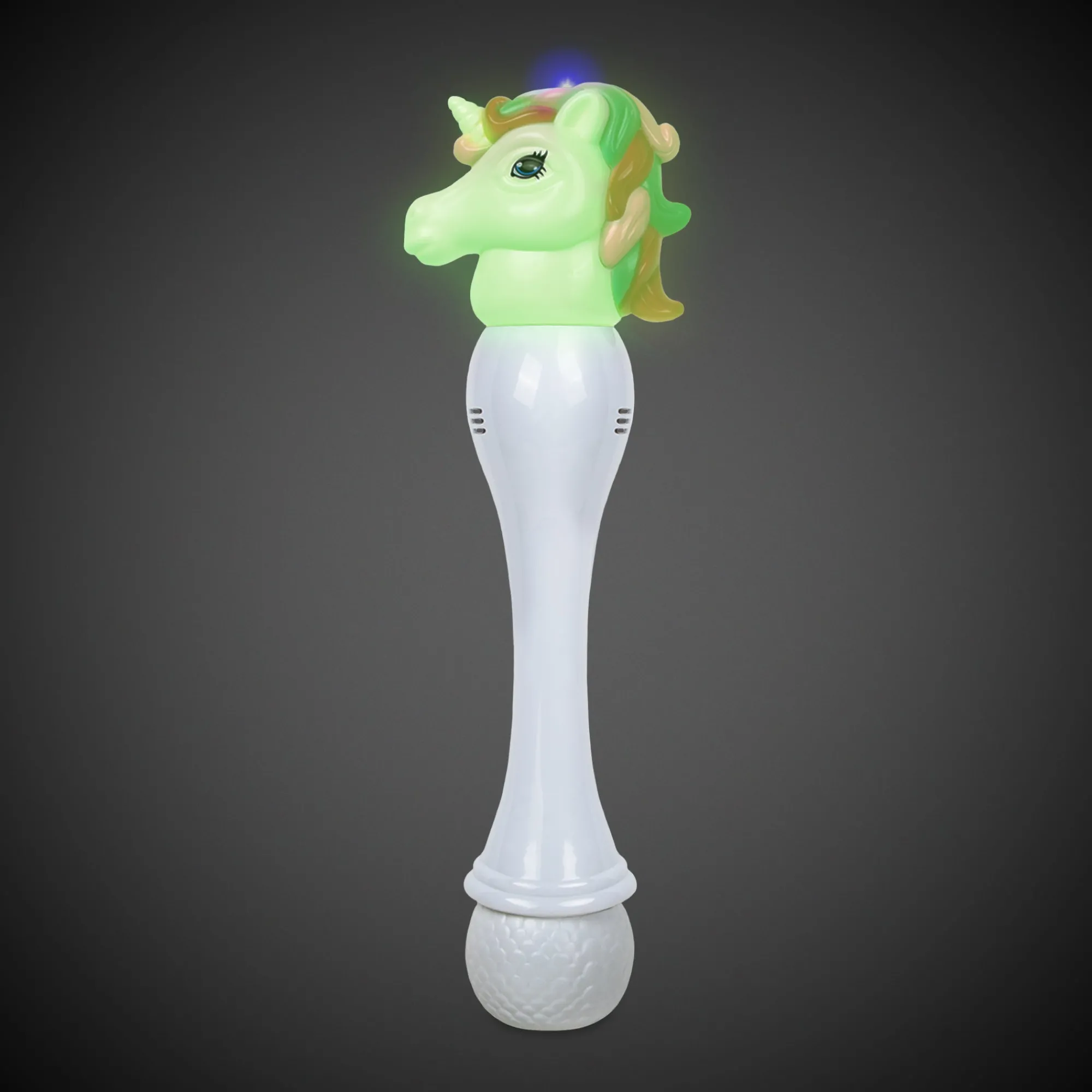 Windy City Novelties LED Unicorn Bubble Wand with Bubbles