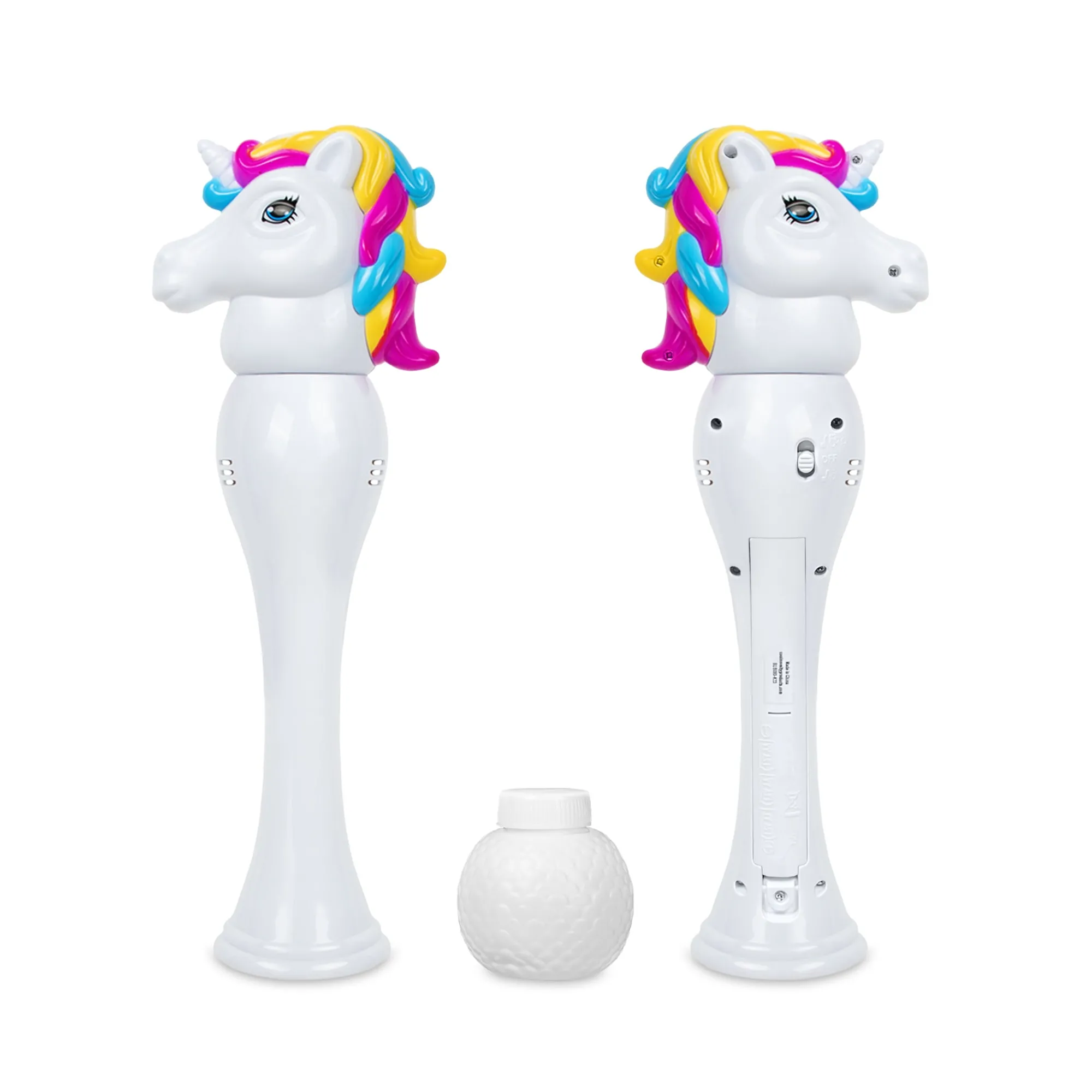 Windy City Novelties LED Unicorn Bubble Wand with Bubbles