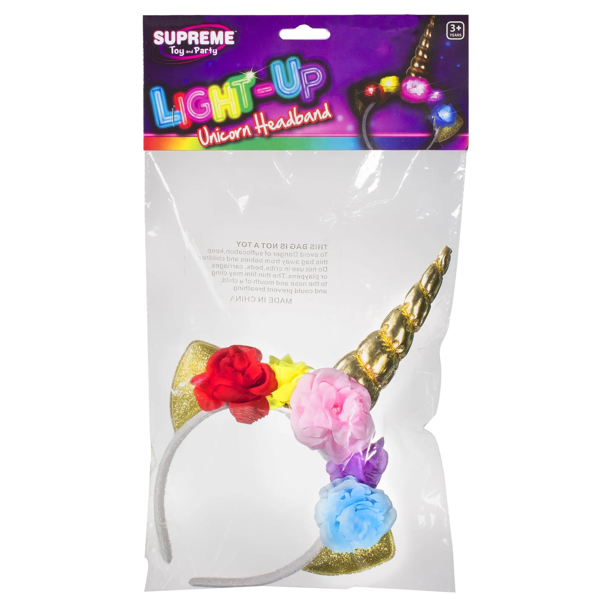 New Windy City Novelties LED Unicorn Headband
