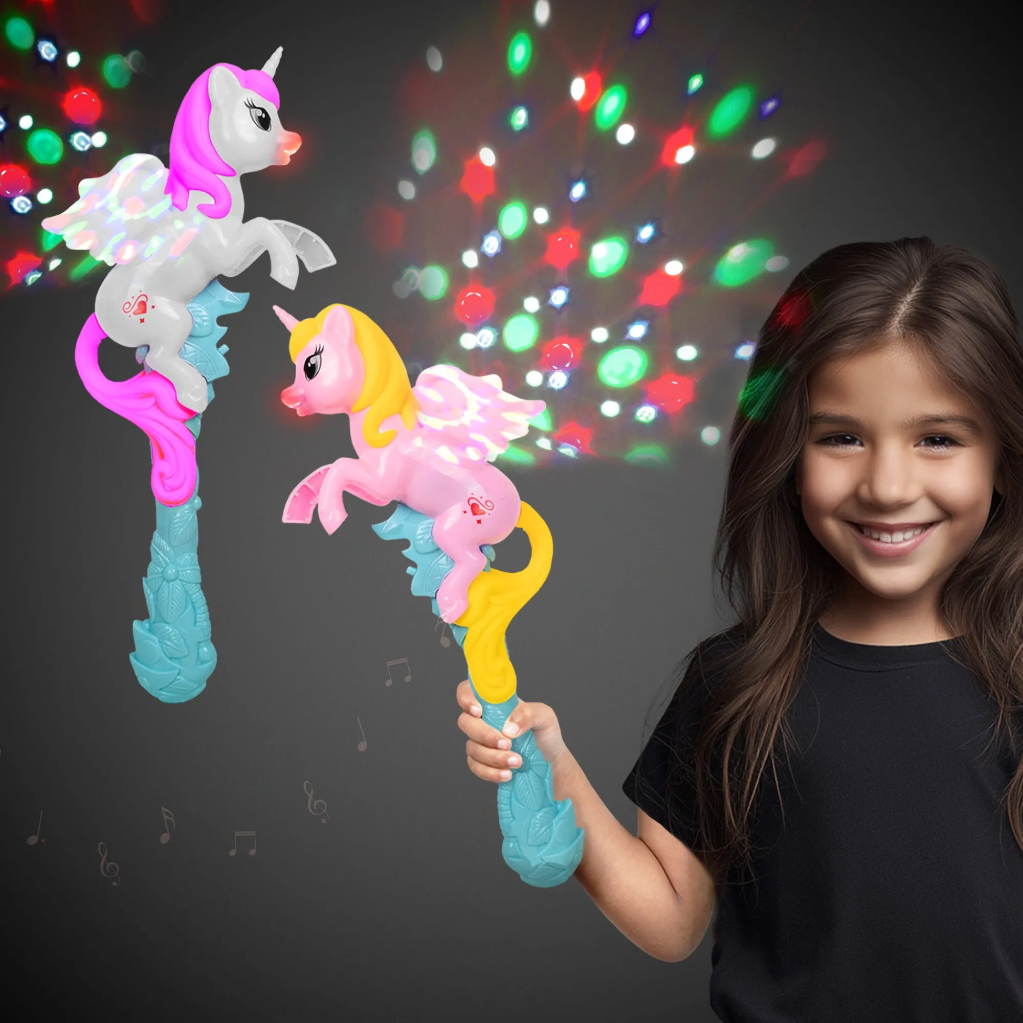 Outlet Windy City Novelties LED Unicorn Wand with Sound