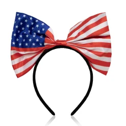 Windy City Novelties LED USA Flag Bow Headband