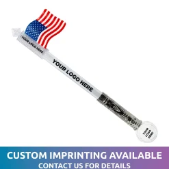 Hot Windy City Novelties LED USA Flag Wand