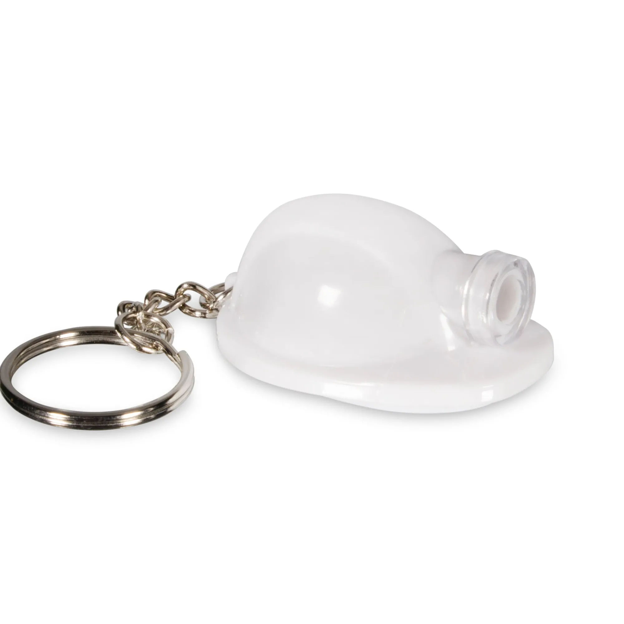 Best Windy City Novelties LED Construction Hat Keychain White