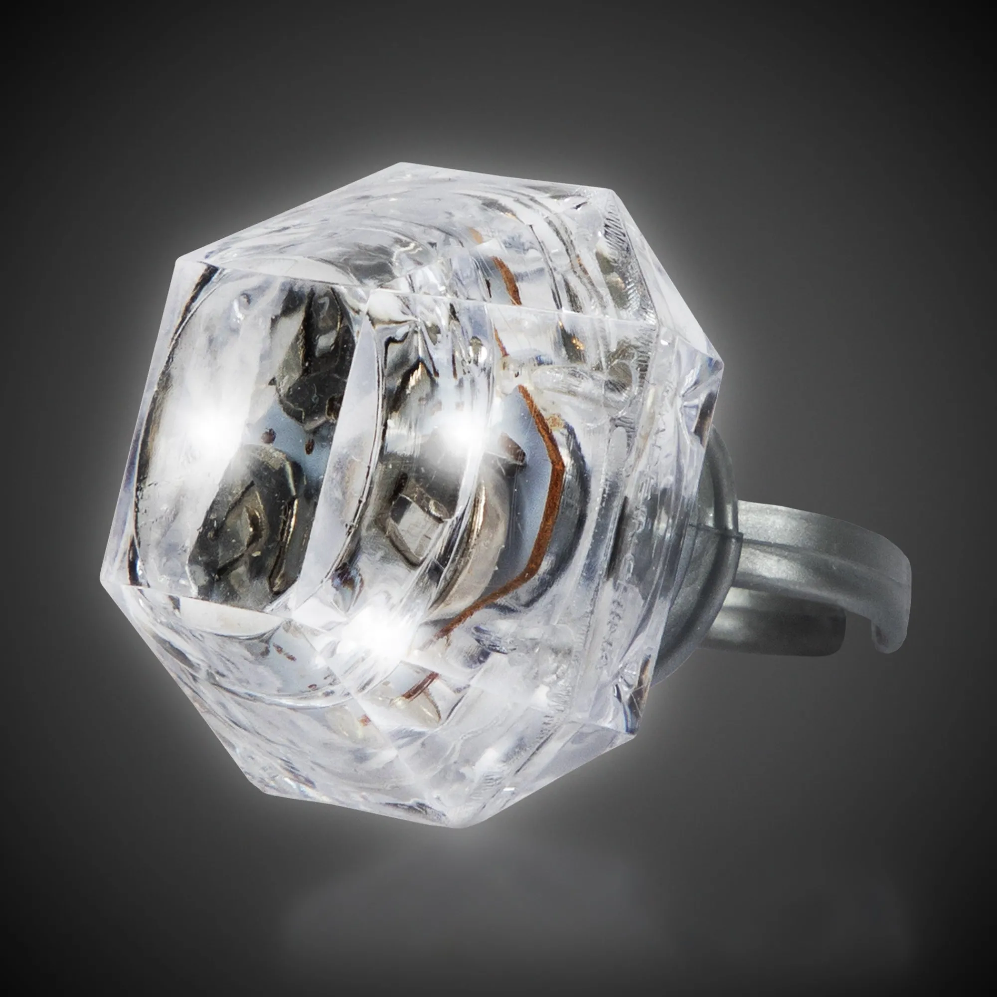Clearance Windy City Novelties LED Diamond Ring White