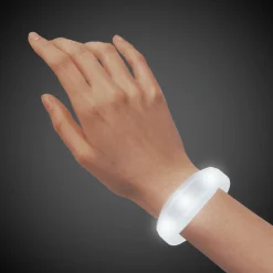 Hot Windy City Novelties LED Stretchy Bangle Bracelet White