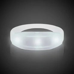 Hot Windy City Novelties LED Stretchy Bangle Bracelet White