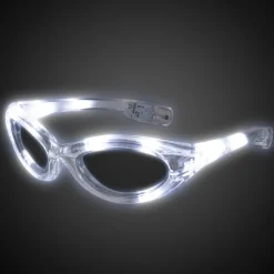 Discount Windy City Novelties LED Sunglasses White