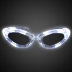 Discount Windy City Novelties LED Sunglasses White