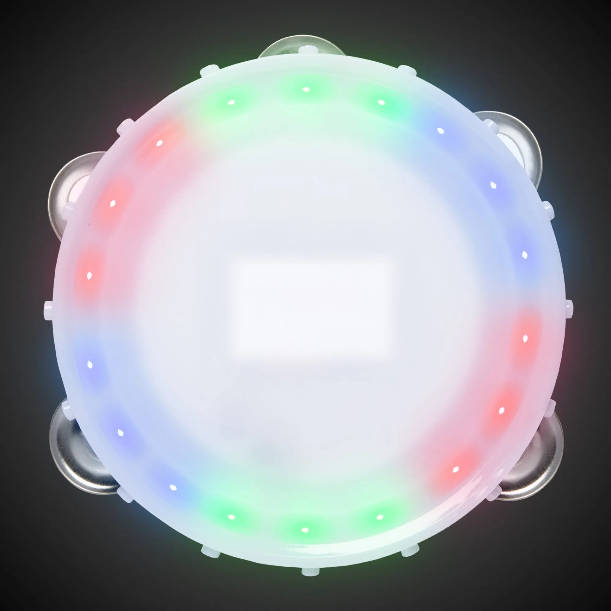 Sale Windy City Novelties LED White Tambourine