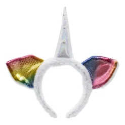 Online Windy City Novelties LED White Unicorn Headband