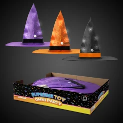Discount Windy City Novelties LED Witch Hats Retail Counter Display