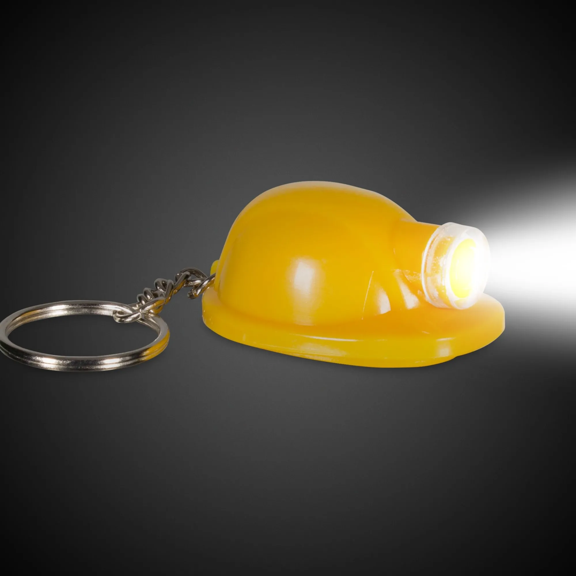 Windy City Novelties LED Construction Hat Keychain Yellow