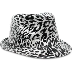 Best Windy City Novelties Leopard Print Fedora Hat