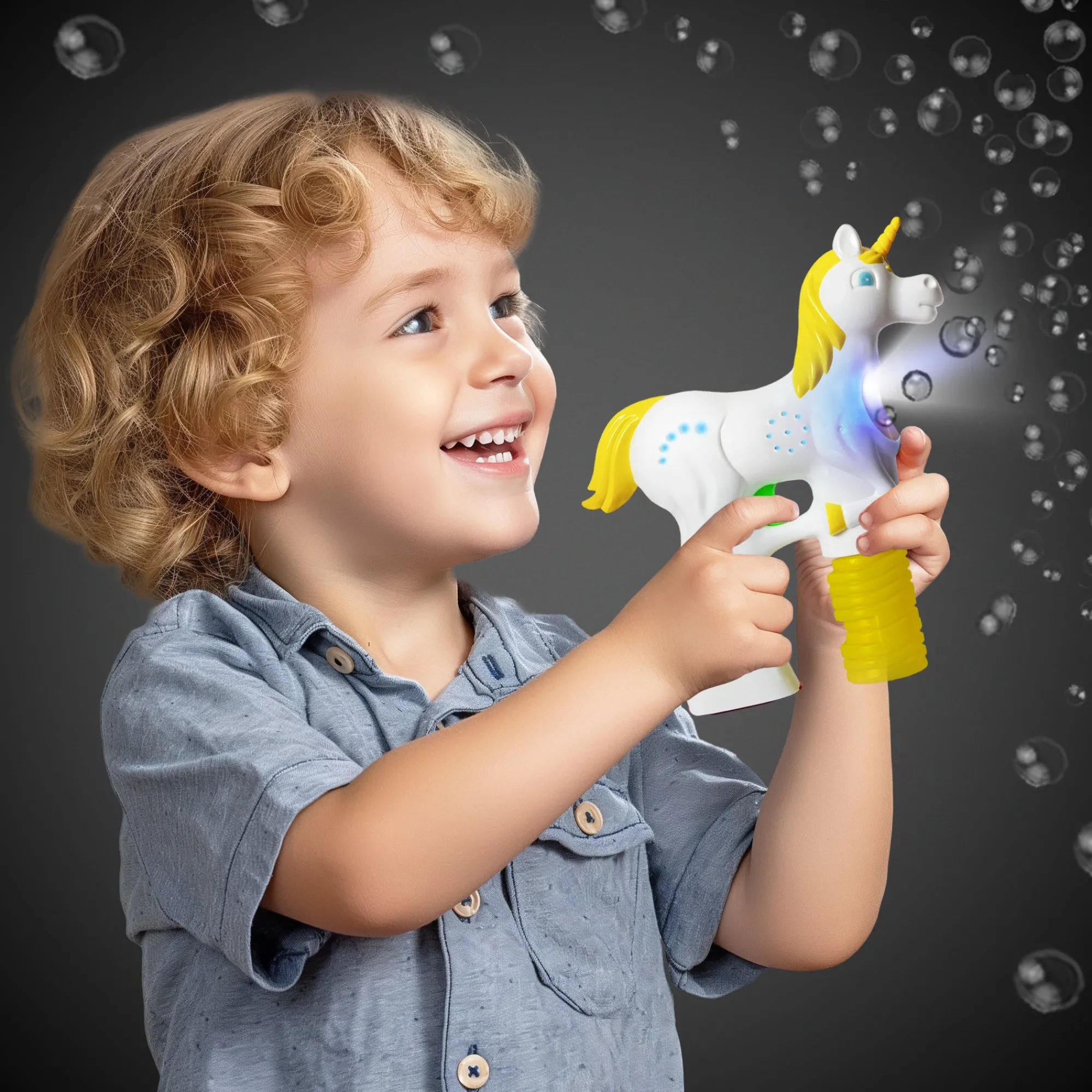 Outlet Windy City Novelties Magical LED Unicorn Bubble Gun