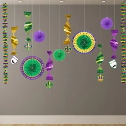 Hot Windy City Novelties Mardi Gras Decorating Kit