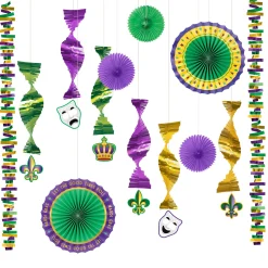 Hot Windy City Novelties Mardi Gras Decorating Kit