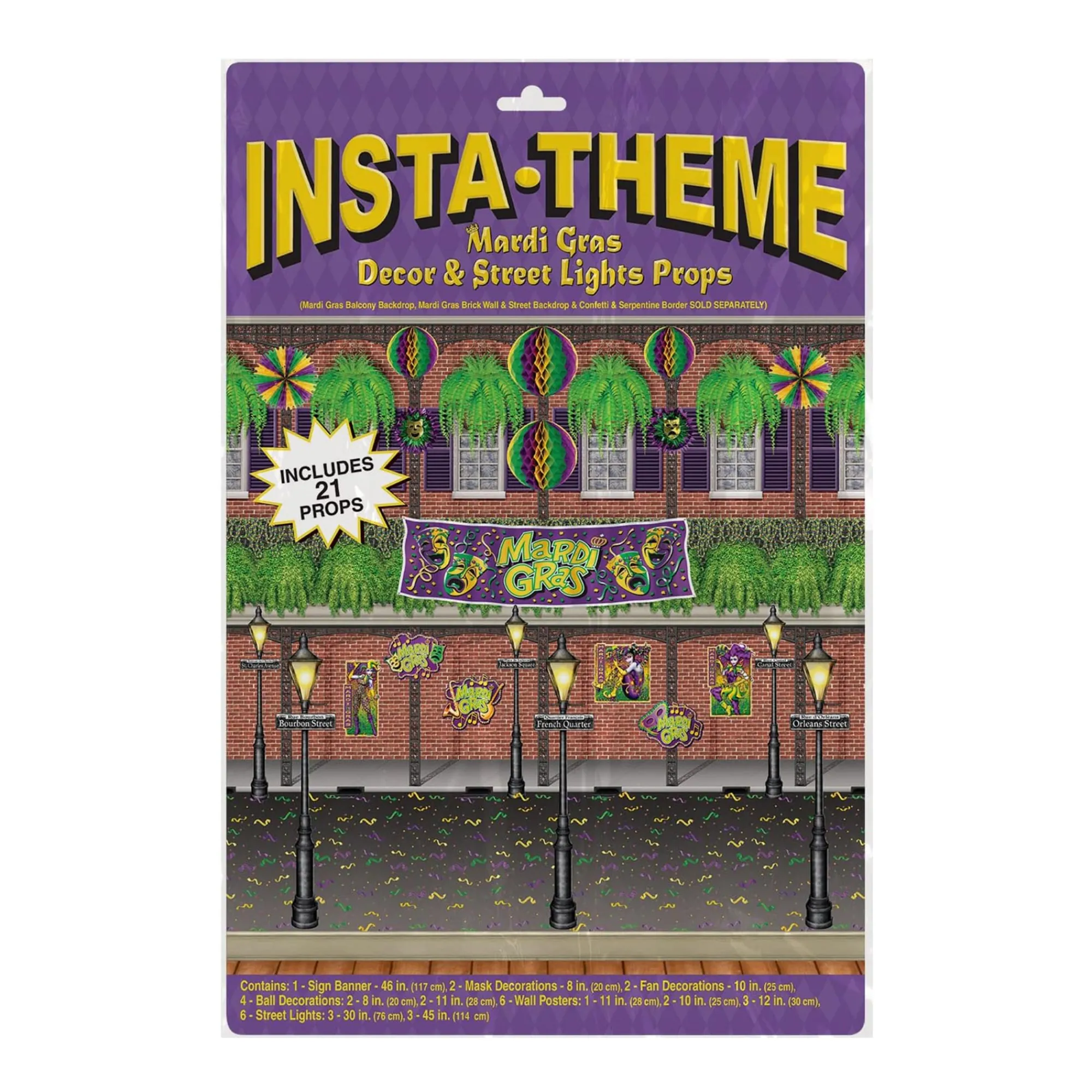 Sale Windy City Novelties Mardi Gras Decoration Props