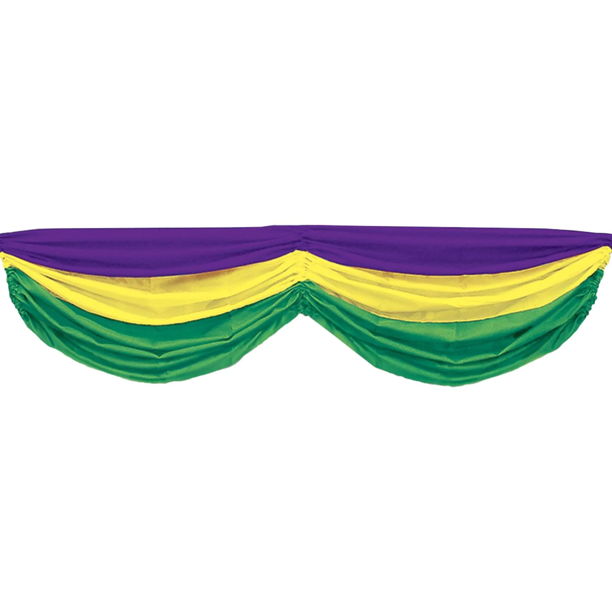 Sale Windy City Novelties Mardi Gras Fabric Bunting Decoration