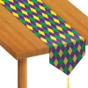 Hot Windy City Novelties Mardi Gras Table Runner