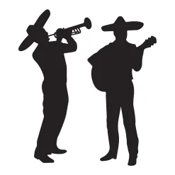 Windy City Novelties Mariachi Band Silhouettes