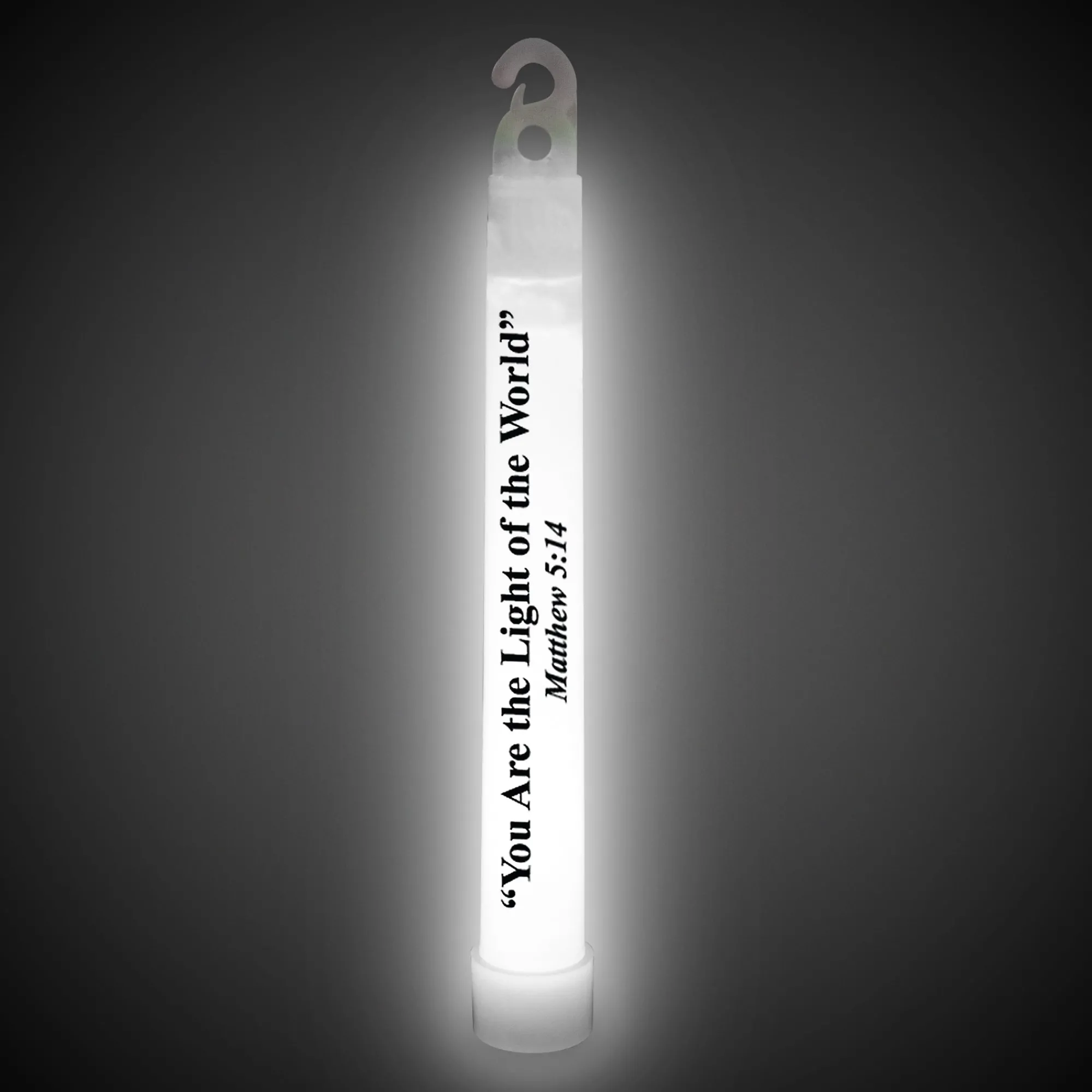 New Windy City Novelties Matthew 5:14 6" Glow Sticks White