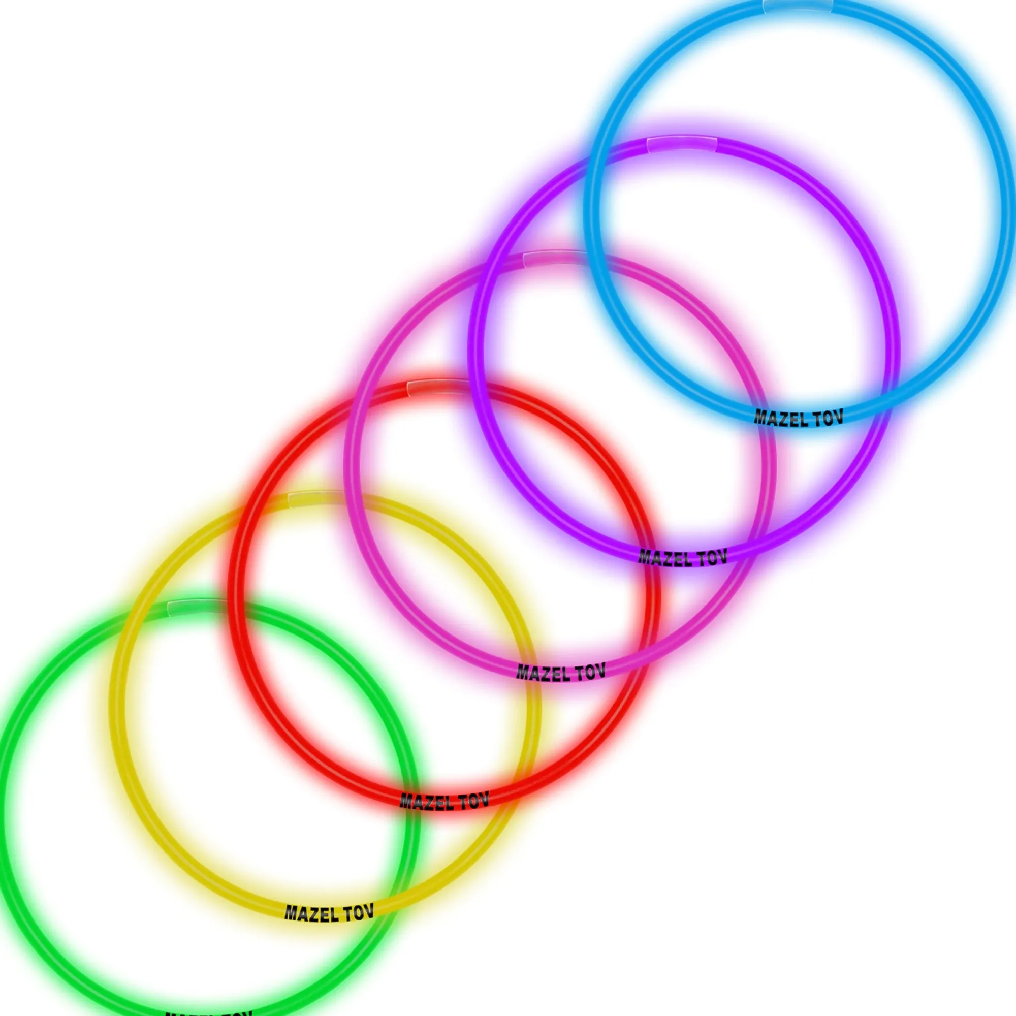 Best Windy City Novelties Mazel Tov 22" Glow Necklaces