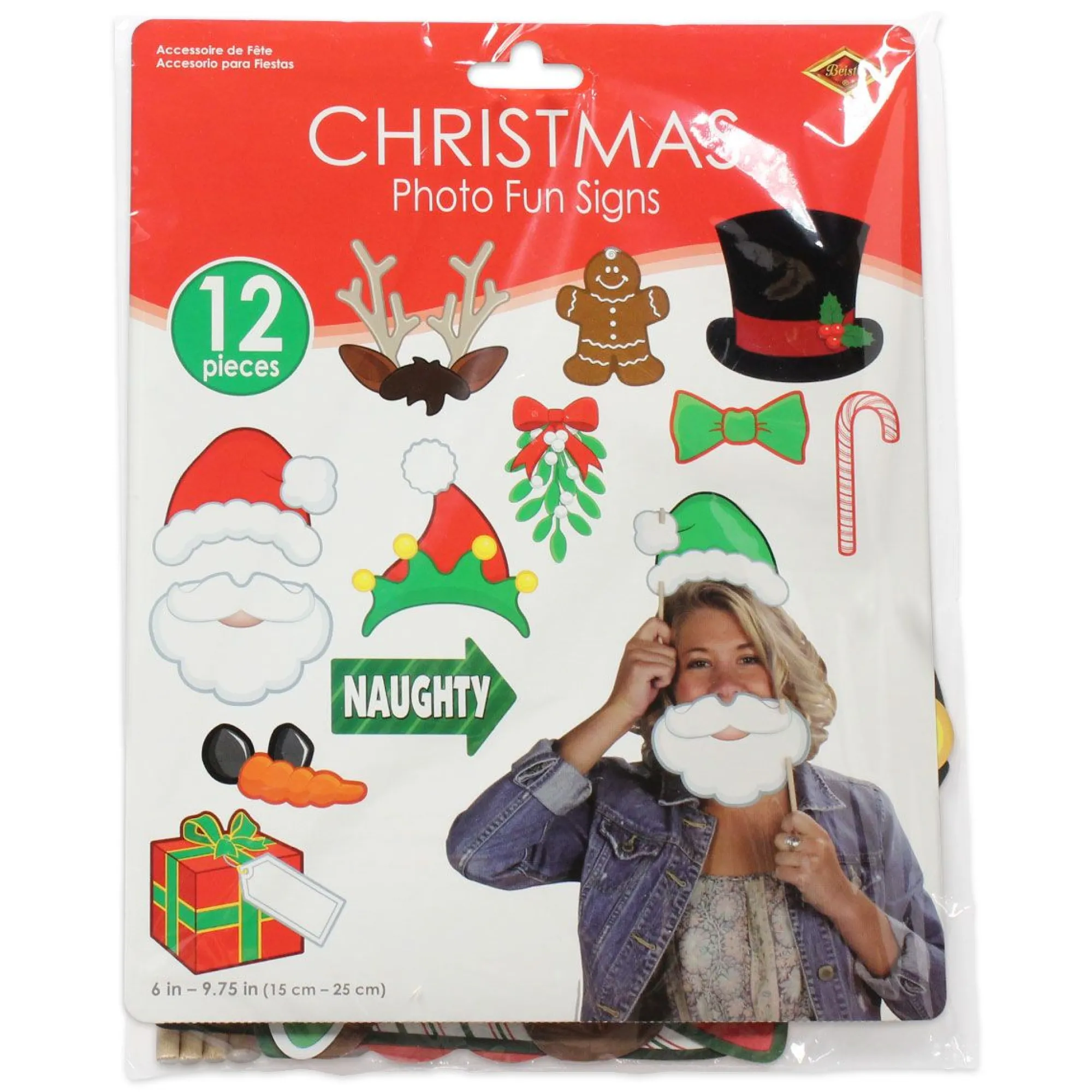 Clearance Windy City Novelties Merry Christmas Photo Booth Prop Kit