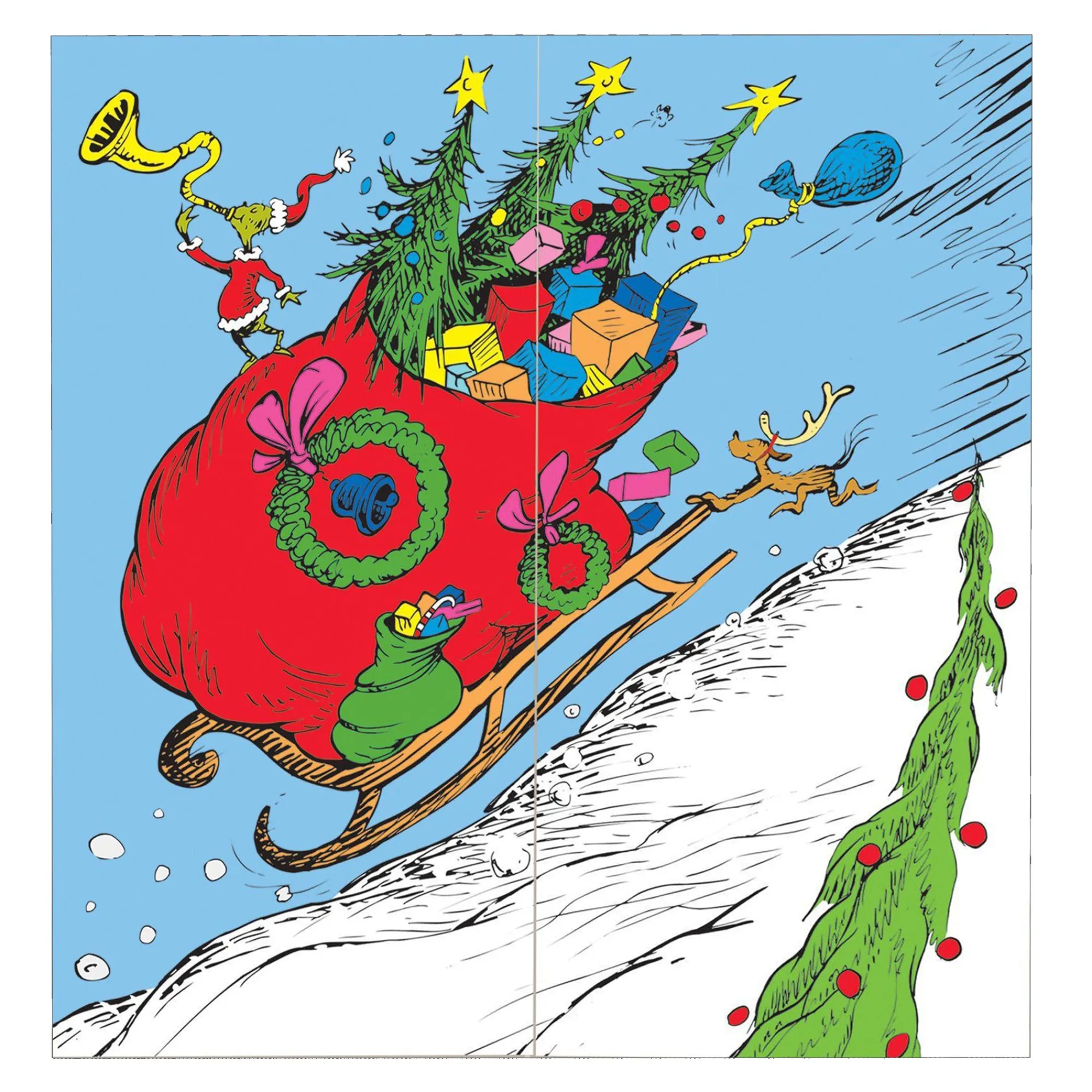 Windy City Novelties Merry Grinchmas Scene Setter