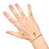 New Windy City Novelties Metallic Temporary Tattoos