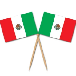 Sale Windy City Novelties Mexican Flag Garnish Picks