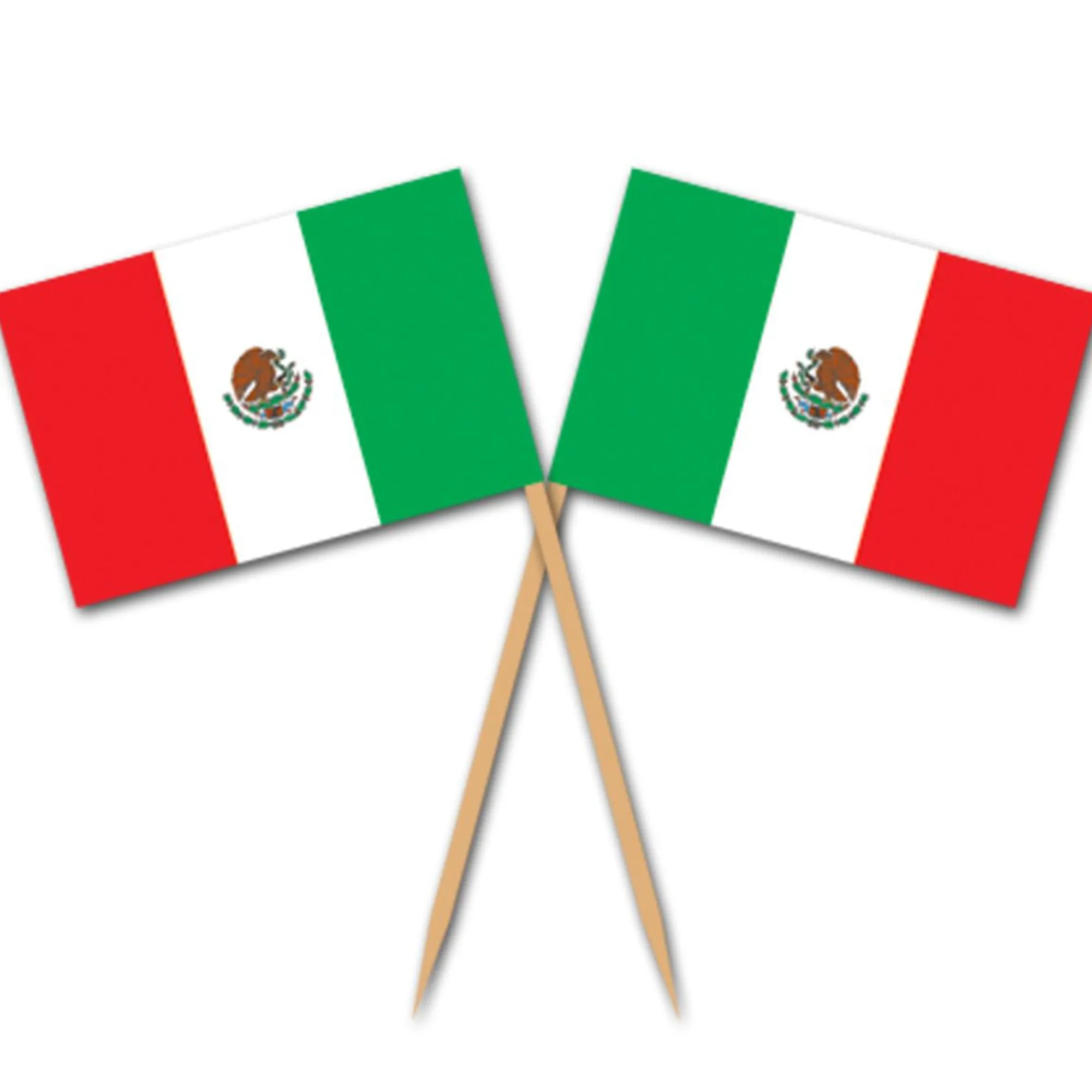 Sale Windy City Novelties Mexican Flag Garnish Picks