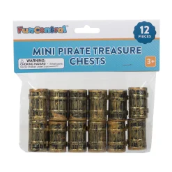 Hot Windy City Novelties Mini Pirate Treasure Chests