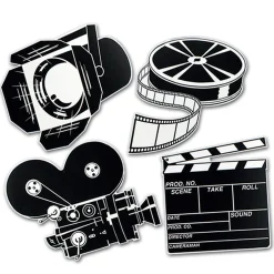 Best Windy City Novelties Movie Set Black & White Cutouts