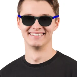 Outlet Windy City Novelties Neon Retro Sunglasses Blue
