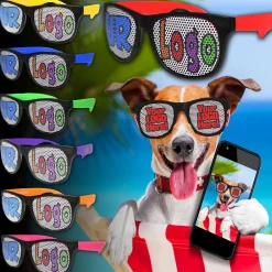 Online Windy City Novelties Neon Custom Retro Sunglasses