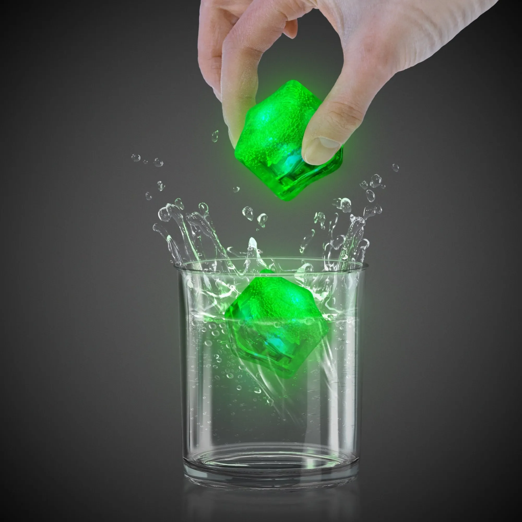 Discount Windy City Novelties Neon LED Ice Cubes Green