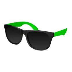New Windy City Novelties Neon Retro Sunglasses Green
