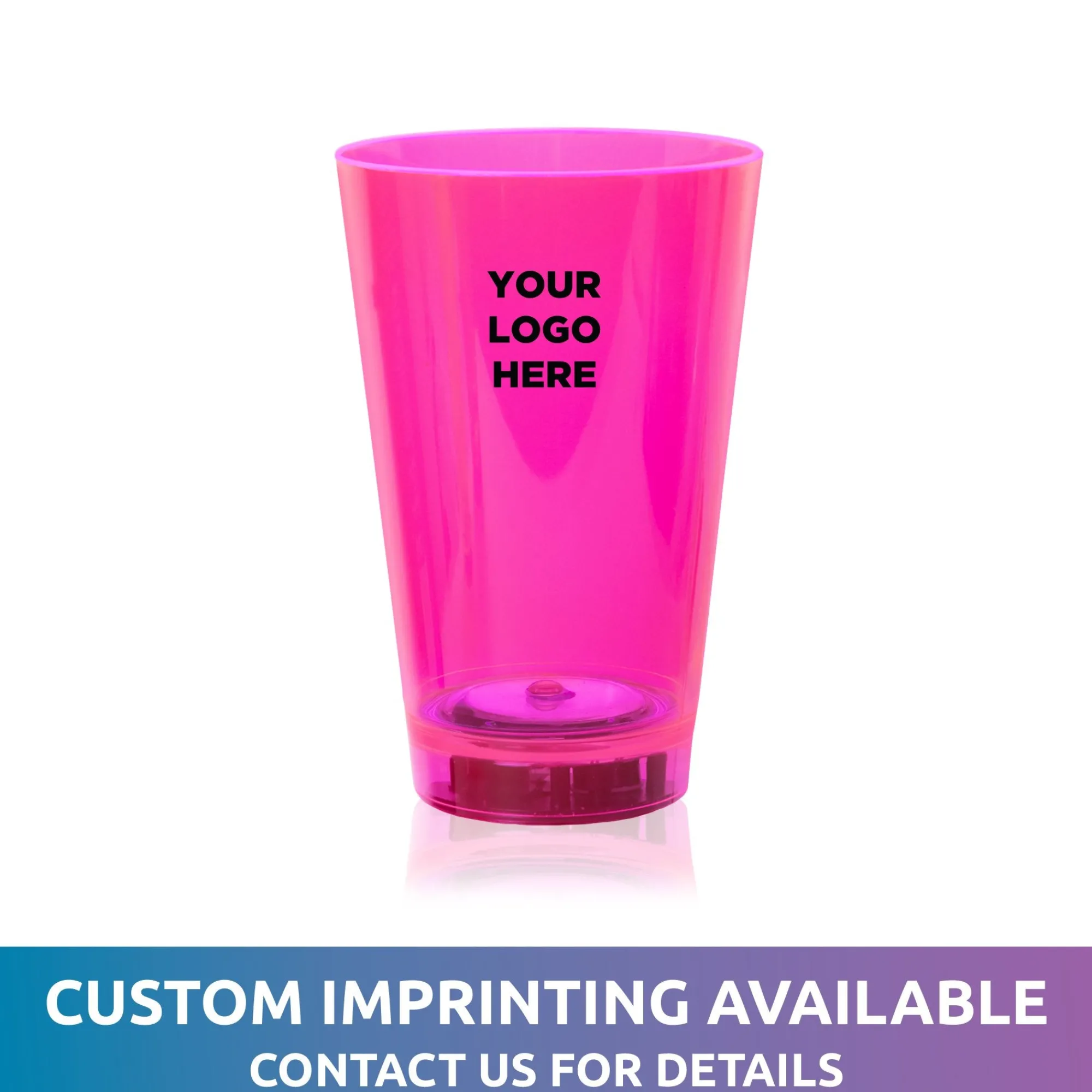 Windy City Novelties Neon LED 12 oz. Cup Pink