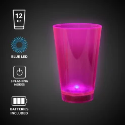 Windy City Novelties Neon LED 12 oz. Cup Pink