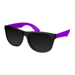 Hot Windy City Novelties Neon Retro Sunglasses Purple