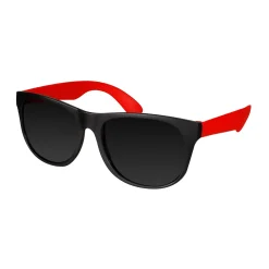 Windy City Novelties Neon Retro Sunglasses Red