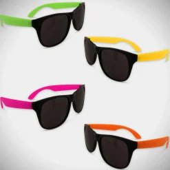 Hot Windy City Novelties Neon Retro Sunglasses